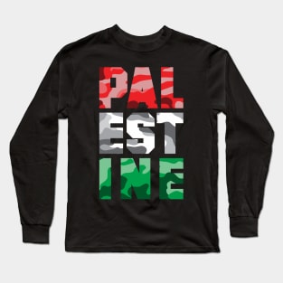 Palestine (Camouflage) Long Sleeve T-Shirt